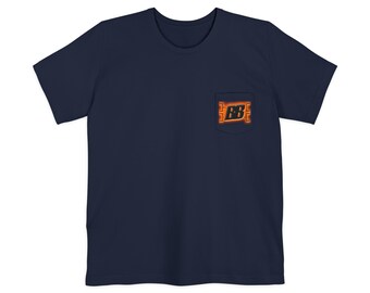 Blaues Unisex T-Shirt für Männer und Frauen
