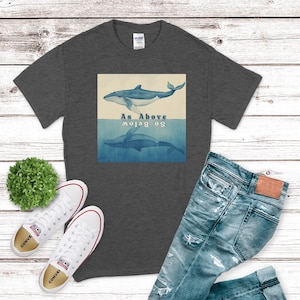 Ocean Lover T-Shirt: As Above, So Below Spiritual Beach Tee