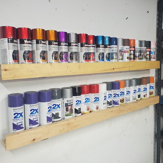 Garage Storage Solutions A3 Spray Paint Can Bottle Organizer Use Wasted  Wall Space 4 Kits to Choose Holds 36-144 Cans NEW LOWER Price 