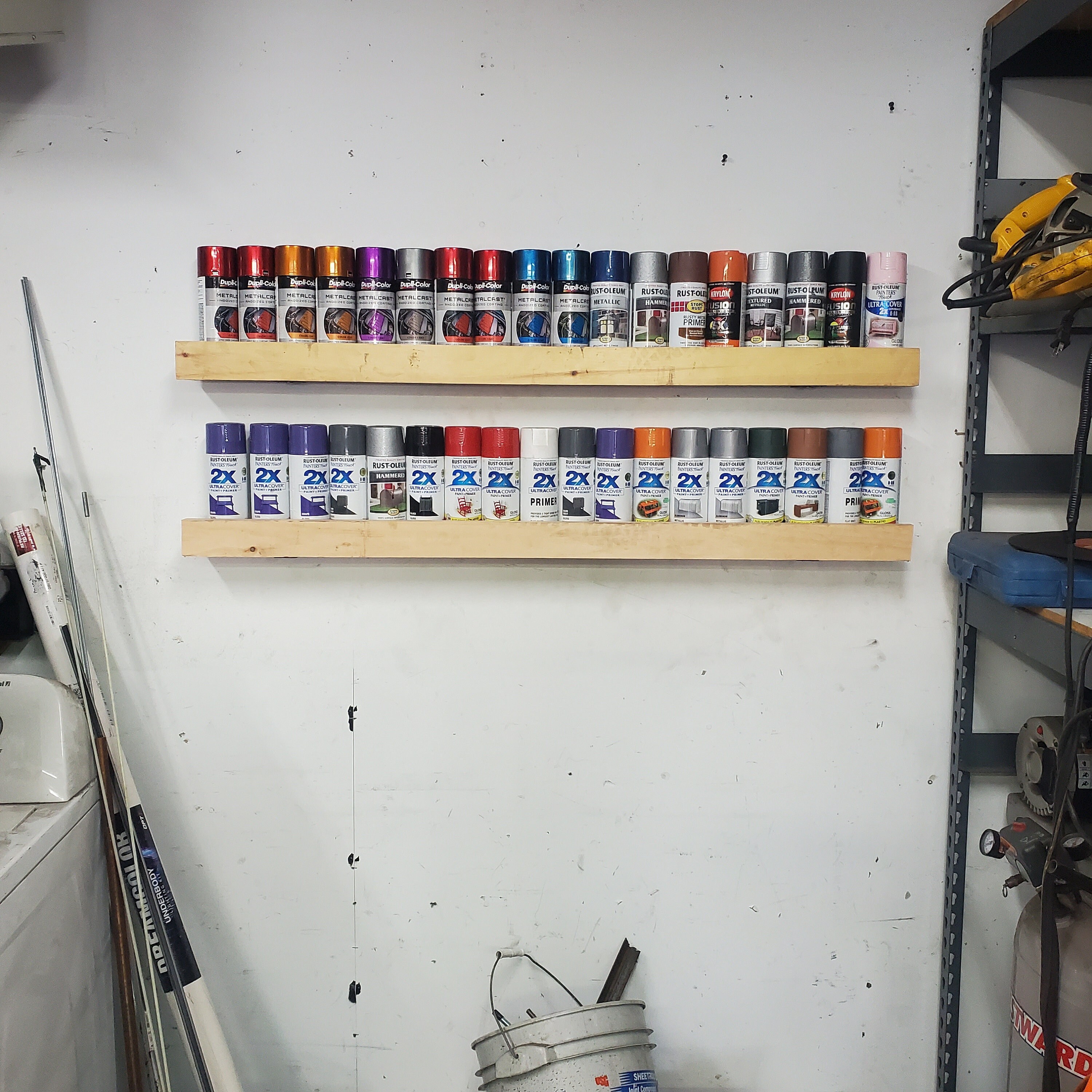 Spray Can Shelf Bracket A2 Organization Kit Garage Storage Etsy