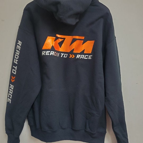 FELPA con cappuccio KTM READY TO RACE PERSONALIZZATA UOMO-DONNA