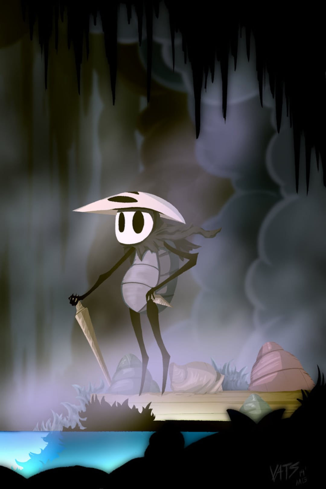 Hollow Knight, Quirrel 11x17 Print Poster Etsy