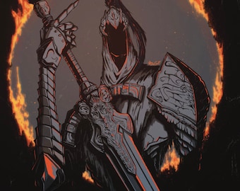 Dark Souls, Artorias 11x17" Art Print Poster