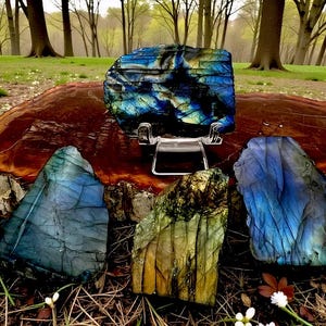 Raw Multi Labradorite Slabs Big size AAA++ Multi rough Display Specimens, Craft Stone Supplies.