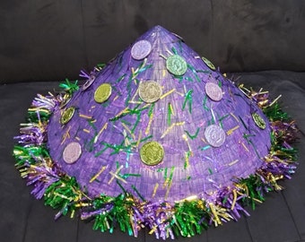 Mardi Gras Festival Rice Hats