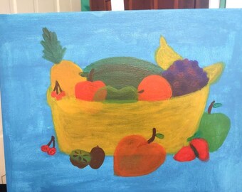 Fruit Basket Painting