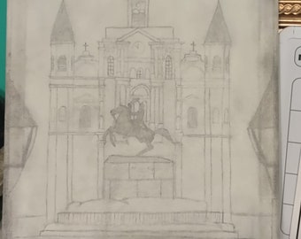 St. Louis Cathedral Skecth