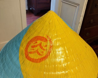 Fire & Ice Kanji Theme Coolie Hat
