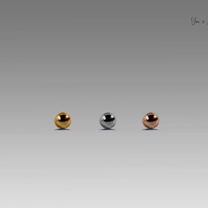 Replacement Screw Back Ball Backing For Piercings