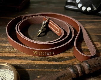 custom leather leashes