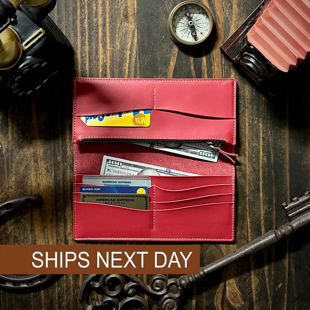 Personalized Womens Wallet Distressed Leather Wallet for Etsy