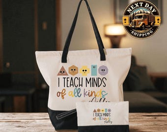Personalized Special Education Teacher Bag, Neurodiversity Gift, School Psychologist Tote, Sped Teacher Graduation, Inclusion Advocate Bag