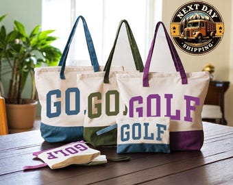 Golf Tote Bag, Golf is Life Tote, Gift for Golfers, Golfing Bag