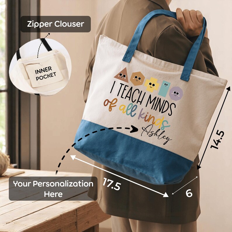 Personalized Special Education Teacher Bag, Neurodiversity Gift, School ...