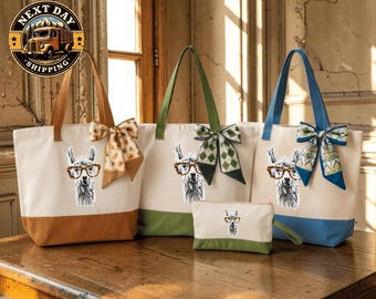 Lama Tote Bag, Funny Animal Lover Gift, Cute Alpaca Design Tote, Farm Animal Bag, Nature Lover Accessory