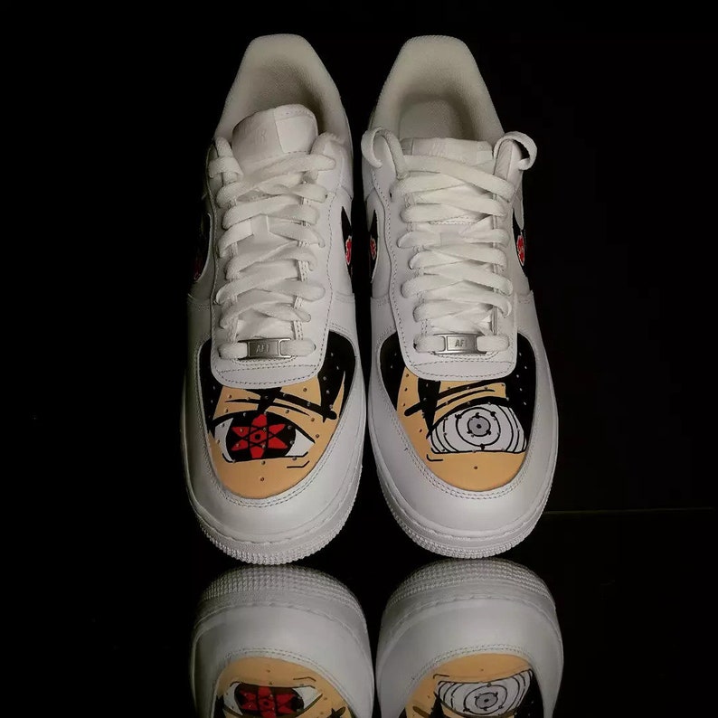 Custom Nike Air Force 1 Sasuke Eyes 