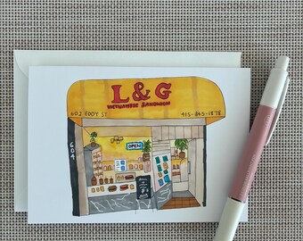 L&G Vietnamese Sandwich; Storefont card; Greetings from San Francisco