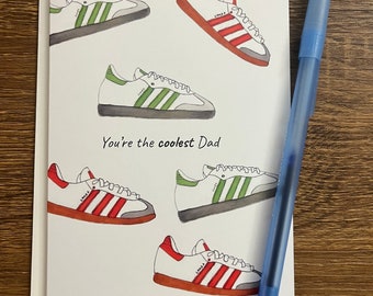 You’re the Coolest Dad - Father’s Day Card - Sneakers Greeting Card