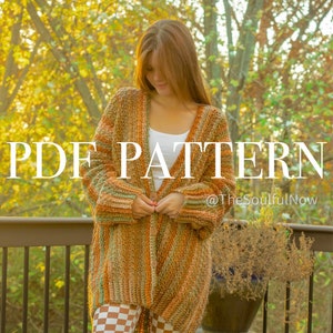 Cuddle-Up Cardigan Pattern PDF