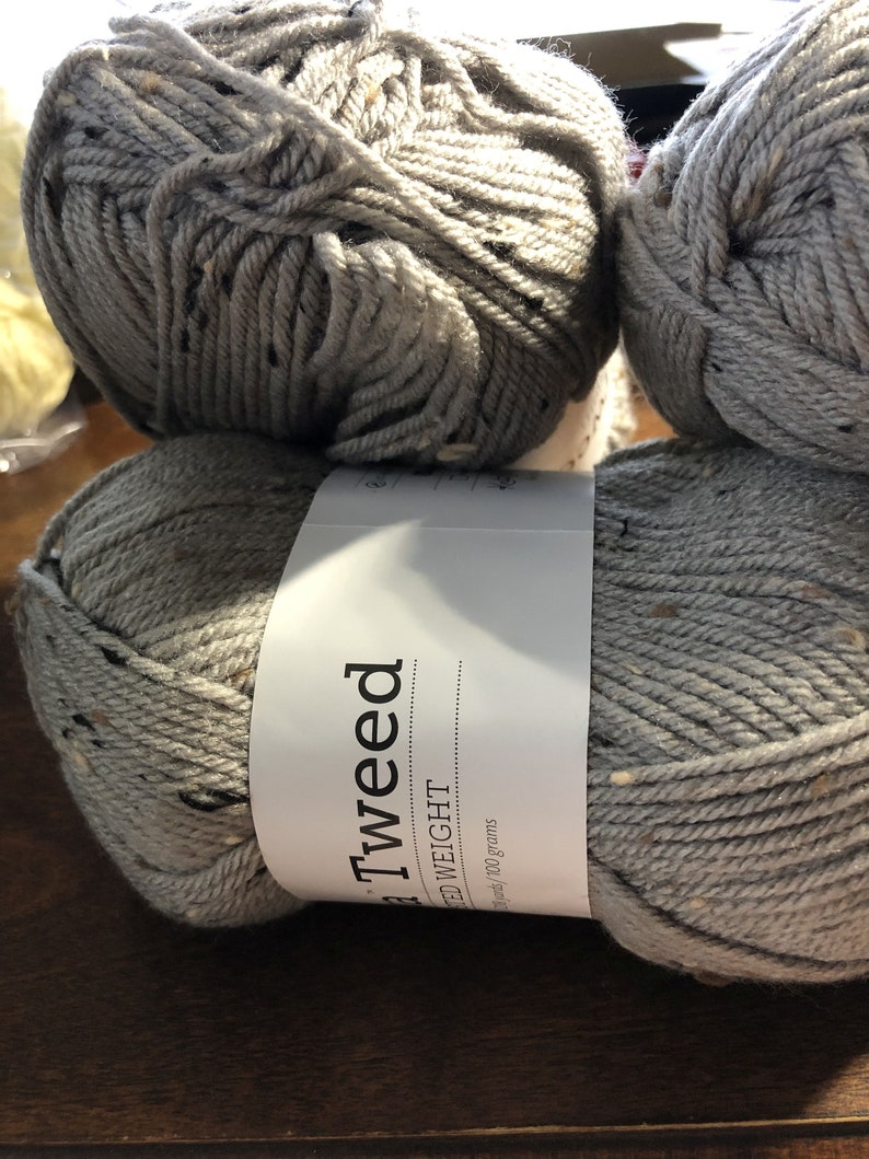 Brava Tweed Worsted Weight Yarn Color Stratus Etsy