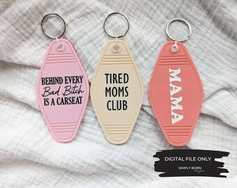 Nyckelrings-SVG, Motellnyckelring-svg, Mamma-nyckelring-svg, Mamma-nyckelring-svg, Akrylnyckelring-svg, Mors dag-present-svg, Retro-nyckelrings-svg, Laser