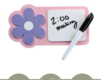 Flower Notes Dry Erase Board SVG, Magnet, Grocery List (Digital File)