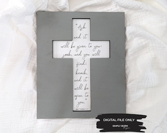 Croix svg, svg verset de la Bible, citations de la Bible svg, écriture Svg, foi svg, svg chrétien, béni svg, Dieu SVG, SVG Jésus, svg religieux, laser