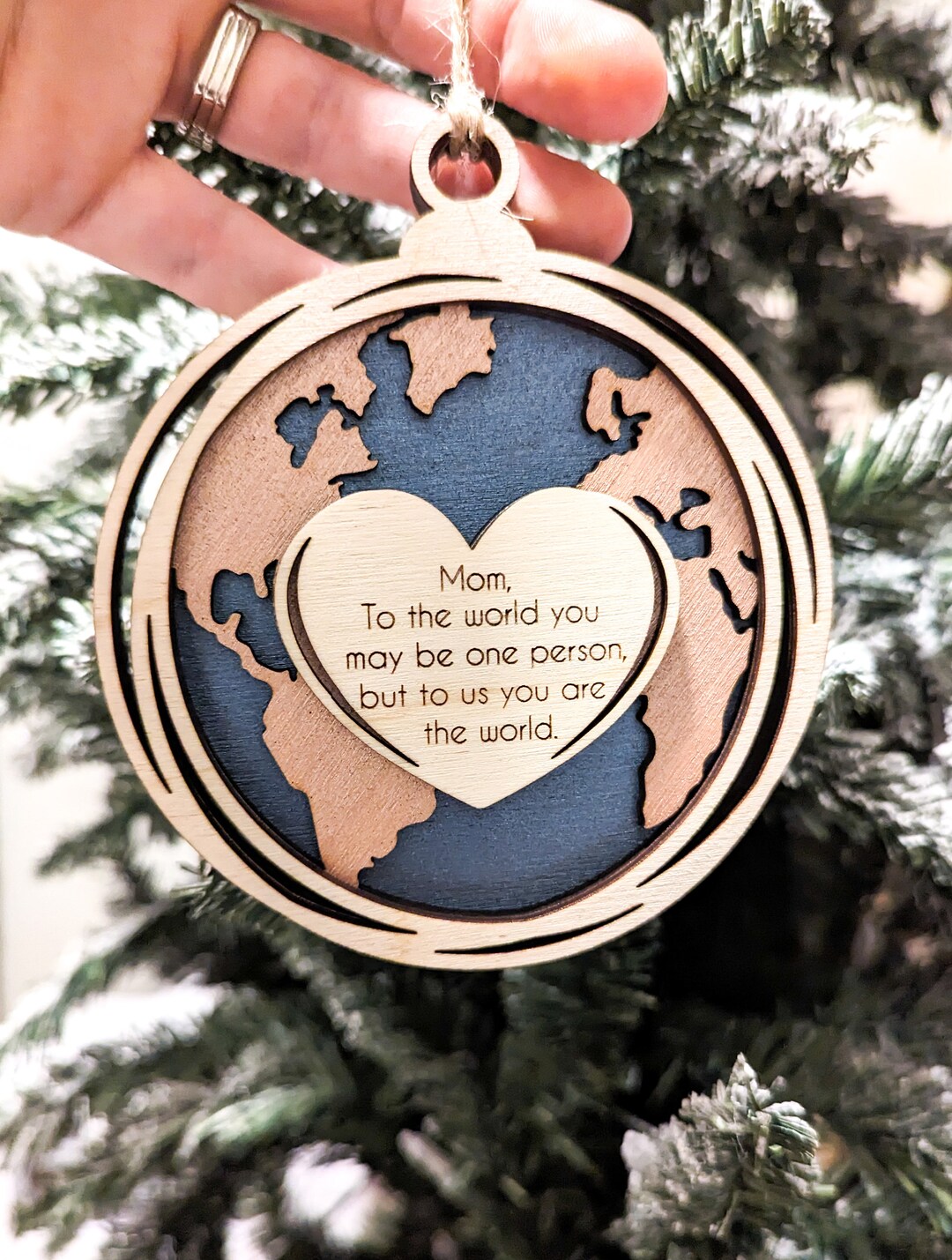 New Mom Gift Mom Ornament Christmas Gift for Mom Best Mom Etsy