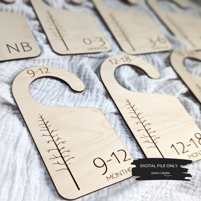 Baby Closet Dividers SVG, Boy Closet Organizer SVG, Baby Milestone SVG ...