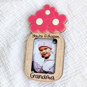 Custom Photo Magnet, Picture Magnet, Mother&#39;s Day Fridge Magnet, Mother&#39;s Day Magnet, Grandma Mother&#39;s Day Gift, Fridge Magnet Frame