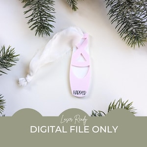 Dance SVG, Girl Ornament SVG, Ballet Ornament svg, Ballet Shoes svg, Kids Ornament svg, Dance Gift svg, Dance Mom SVG, Personalized Ornament