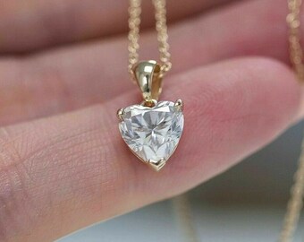 Moissanite Pendant | Etsy Moissanite Pendant | Etsy