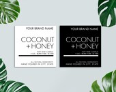 Editable Candle Label Template, Modern Candle Label, Canva Template, Customizable Label, Wax Melt Label, Small Business, DIY Candle Sticker