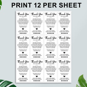 Printable Care Card Bundle, Cup Care Card, Glass Can, Shirt, Thank You ...