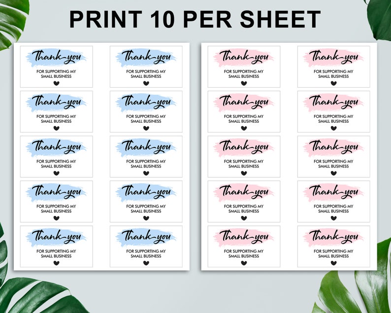 T MARIE 50 Extra Large 4x6 Thank You Cards Small Business Supplies For Boutique Shops - View #3