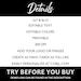 Editable Price List Template, Printable Pricing Sheet, DIY Price Guide ...