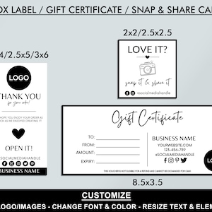Editable Candle Business Bundle, Care Instructions, Thank You Card, Candle Label, Wax Melt, Canva Template, Invoice, Order Form, Price List image 7