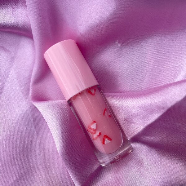 Pink Lip Gloss Etsy