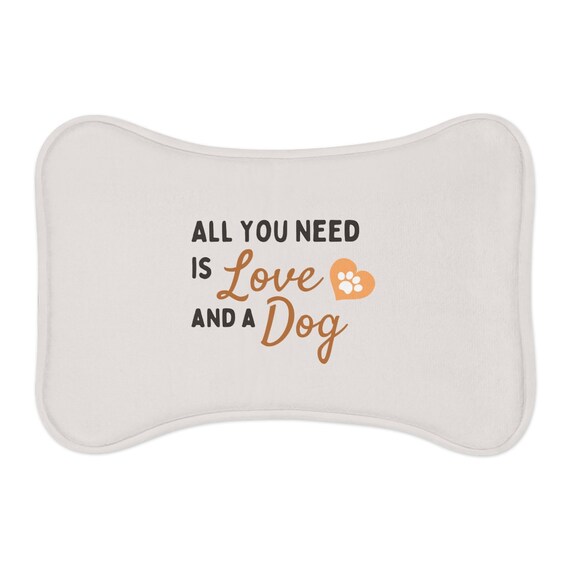 All You Need  Pet Feeding Mat  Bone Shaped | Etsy