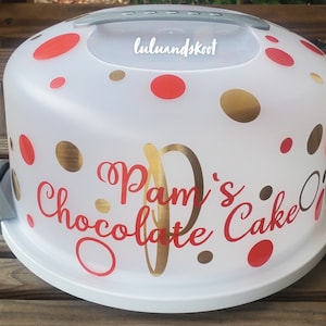 Cake Carrier - Cake Tote - Cookie Carrier - Pie Carrier - Dessert Server