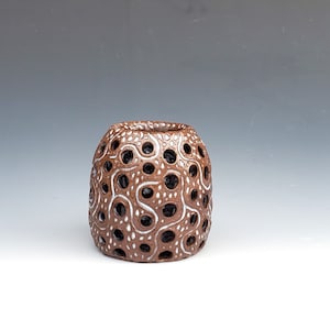 Carved Bilayer Yerba Mate Cup (Small Capacity Mate)