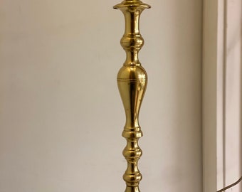 Stiffel 3 Way Candlestick Vintage Brass Lamp