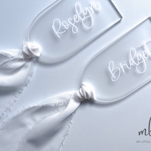 Gepäckanhänger-Tischkarten, Lesezeichen-Tischkarten, Band-Namensschilder, Ereignis-Namenskarten, Acryl-Tischkarten, Hochzeitsgeschenke