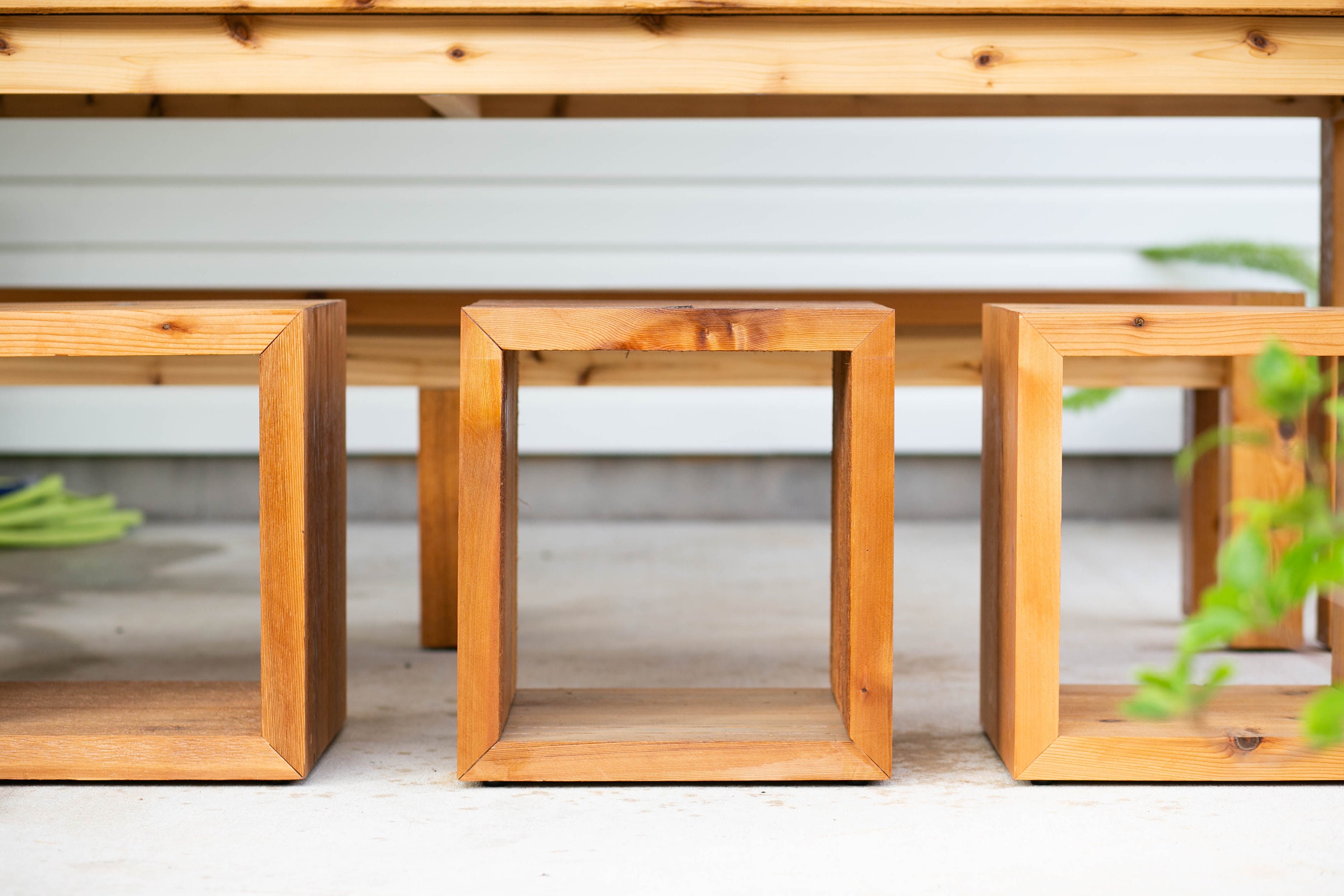 DIY Cube Stool Build Plans: Modern Wood Design (PDF Download) - Etsy