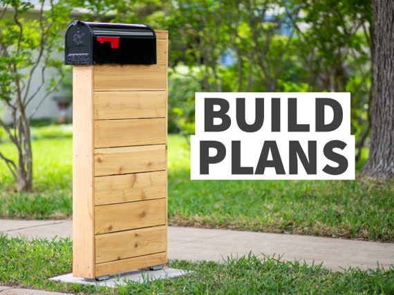 Planes de construcci n de buzones modernos Etsy Espa a