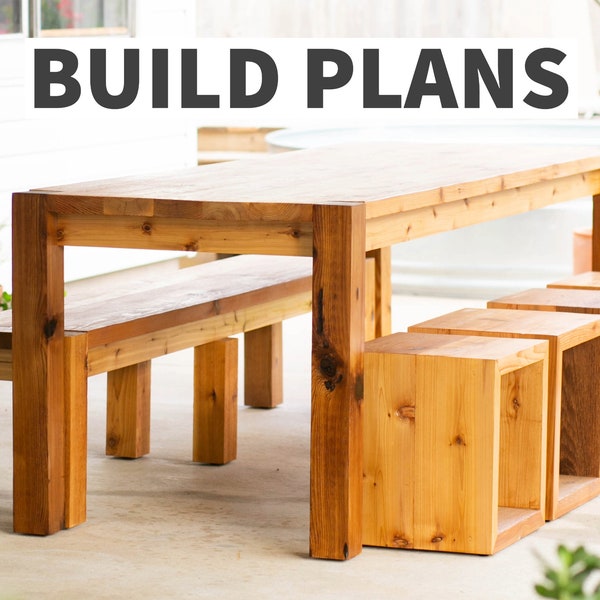 Outdoor Dining Table Build Plans