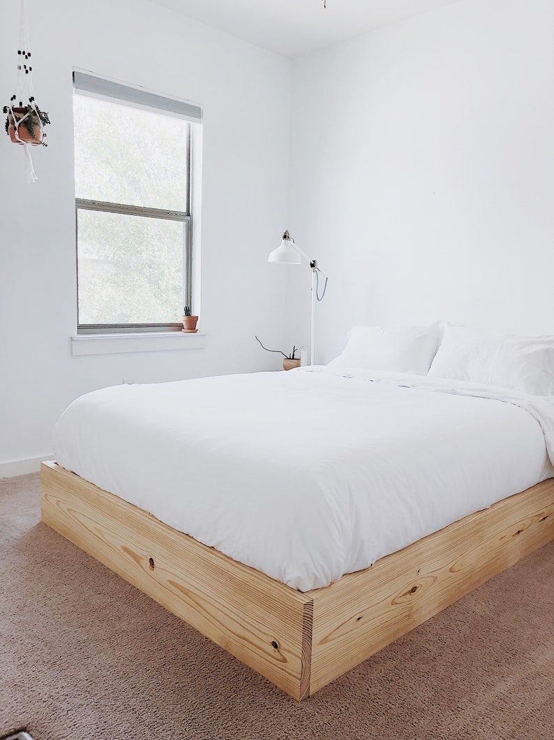 Easy DIY Queen Bed Platform Build Plans - Etsy