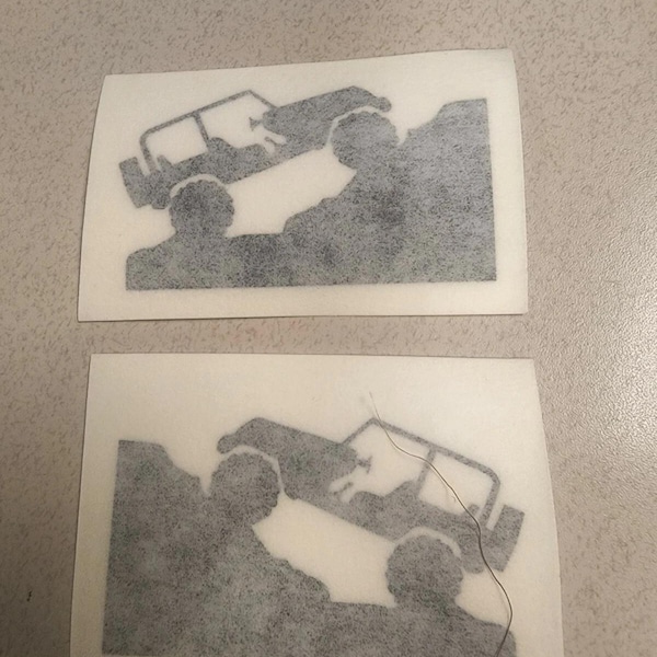 easter eggs 1"x1.75" 4 total. 2 each way, great for windshields jeep