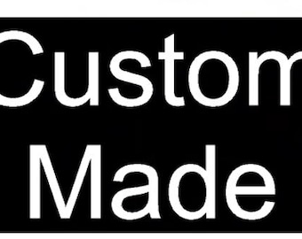 Custom License Vanity Plate Auto Car Tag, Can Say Anything, Made To Order
