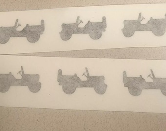 easter eggs 1" x 5/8" 12 total. 6 each way, great for windshields jeep